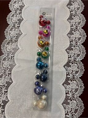 Multi-Color Glass Ball Drop Earrings Set